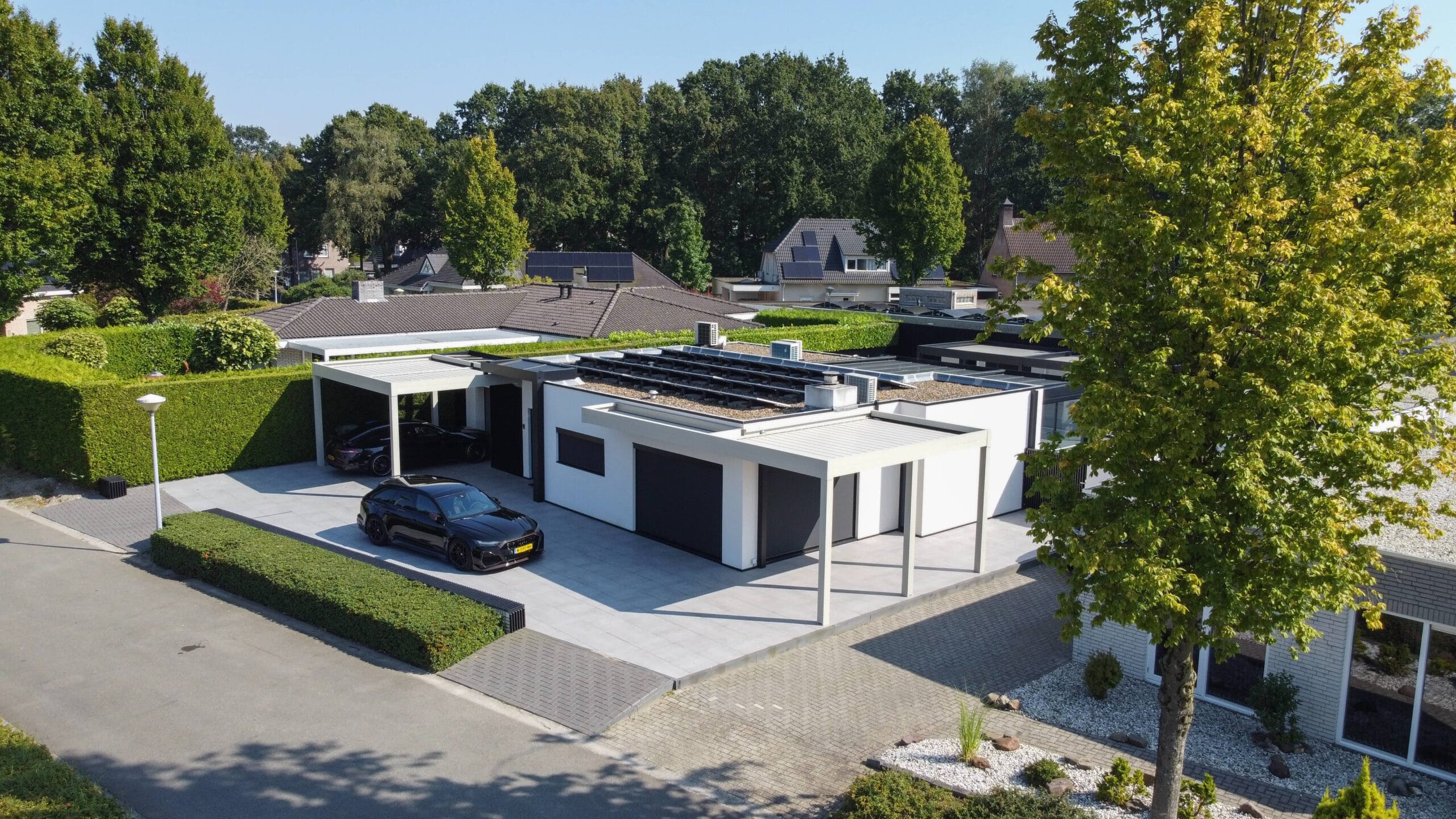 Cube carport in Eindhoven MB Veranda - Showhuis MB Veranda Cube carport in Eindhoven MB Veranda - Showhuis MB Veranda