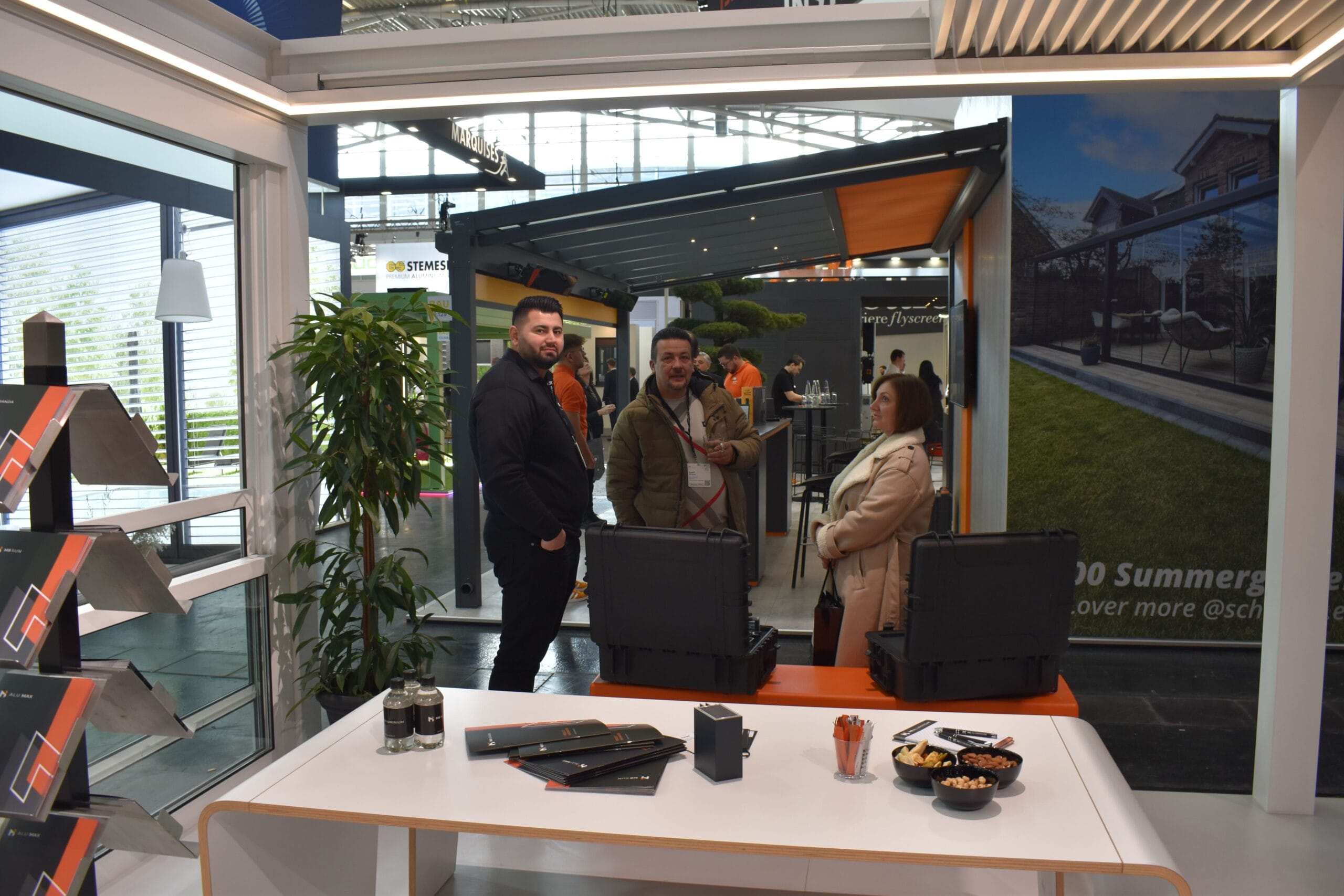 BAU Munchen 11 Team MB Veranda en MB Aluminium aanwezig op BAU Munchen 2025