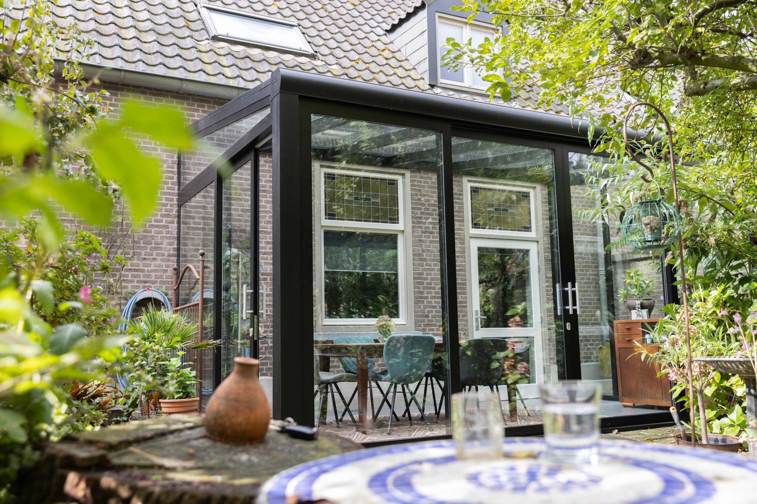 Serre in Heukelom, montage door MB Veranda 2 Glazen tuinkamer 3