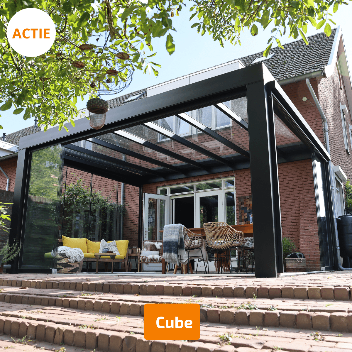 Tegel home - Cube tuinkamer met actie Tegel home - Cube tuinkamer met actie