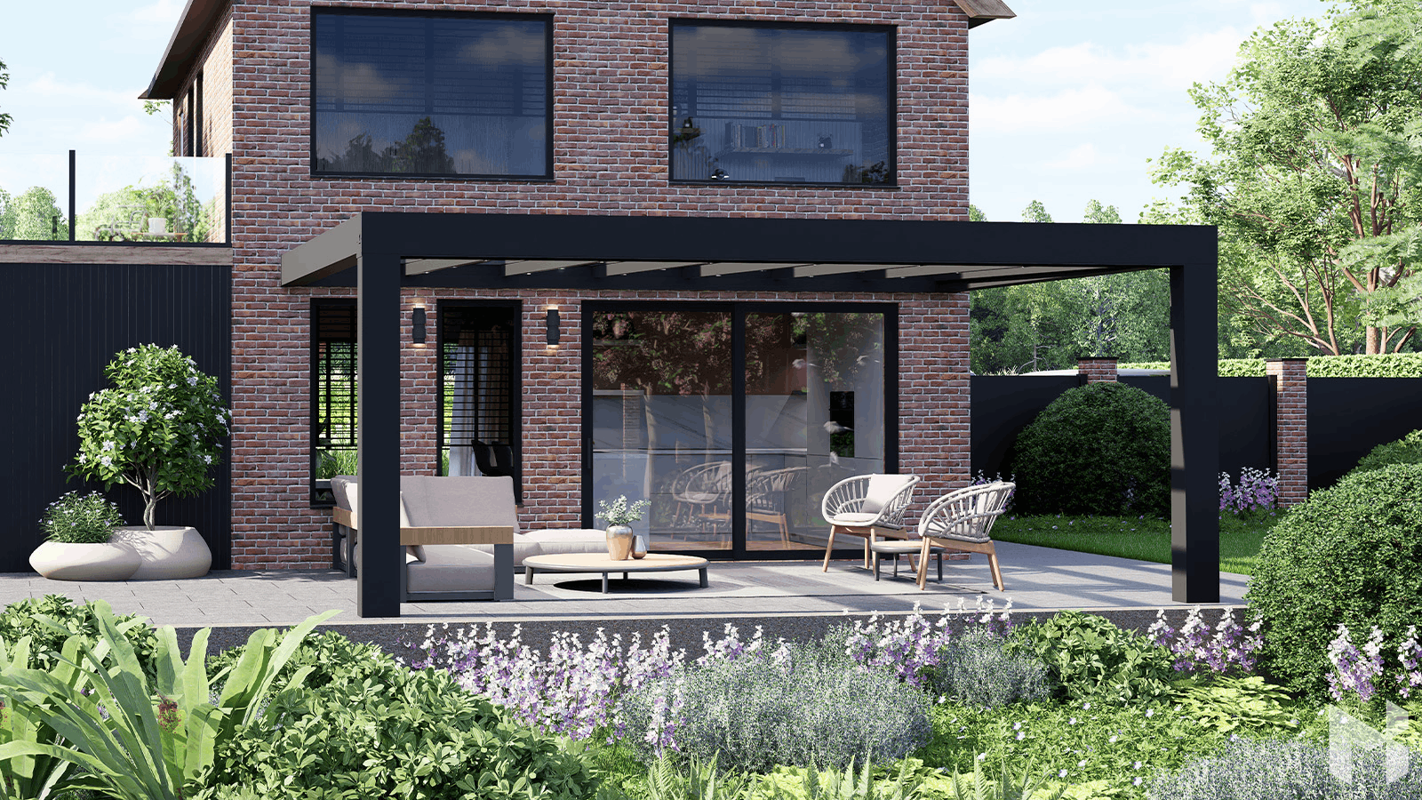 mbveranda-mb-cube-grand-zwart-ral-7016