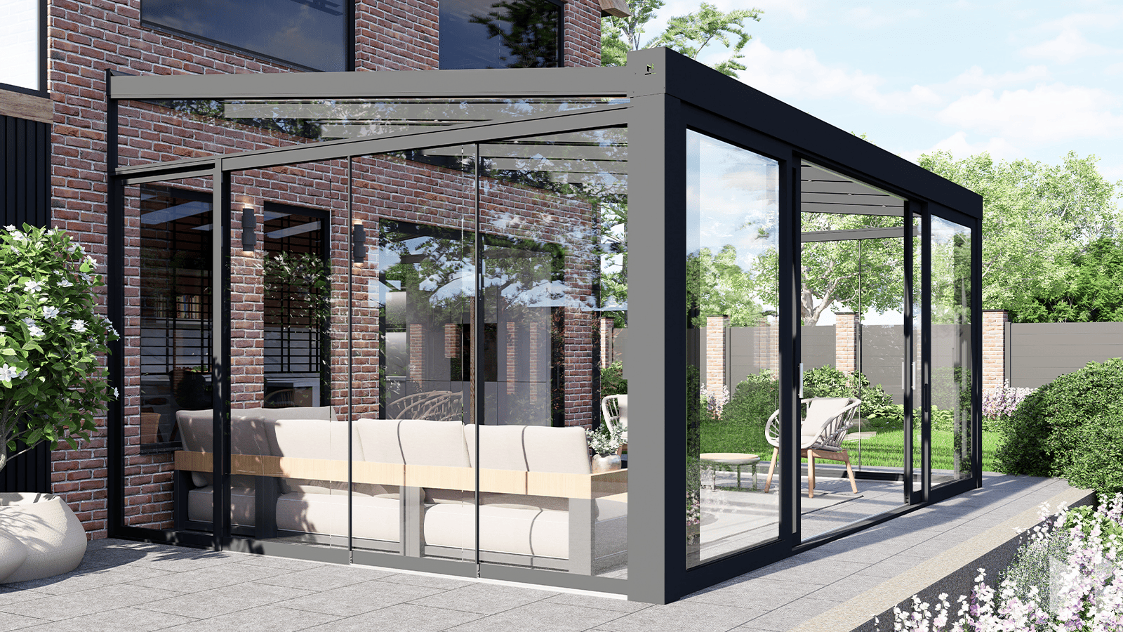 MB Veranda MB Bold tuinkamer schuifwanden