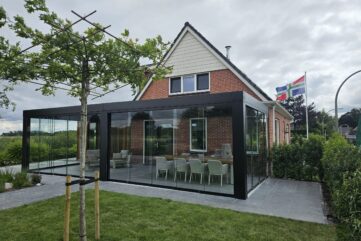 MB Cube Grand veranda met glazen schuifwanden